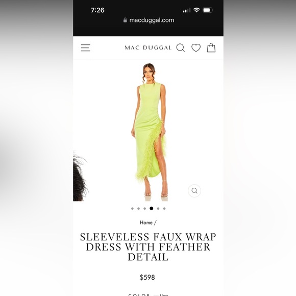 Mac Duggal Dresses & Skirts - Mac Duggal stunning light green sleeveless gown!